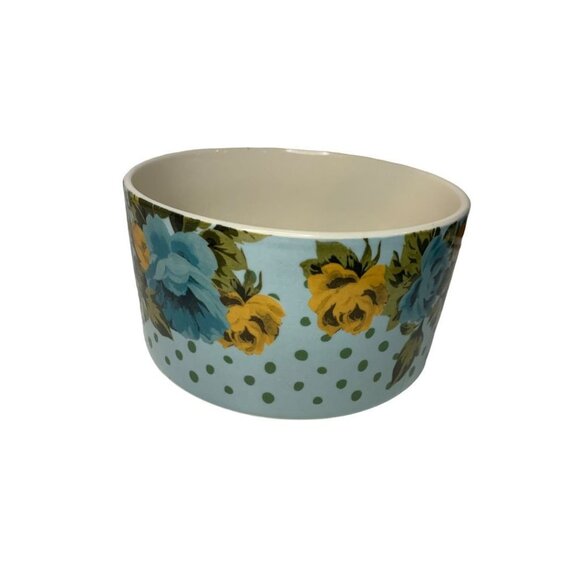 The Pioneer Woman Rose Shadow Stoneware Large Storage Bowl 7" 2018DMT - Picture 2 of 9